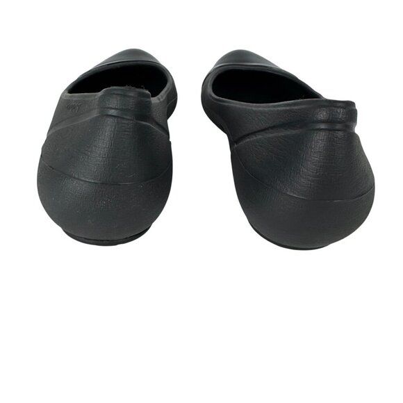 Crocs Gianna Alice Ballet Flats Shoes Black Size 7 Casual Comfort Minimalist - Picture 4 of 8